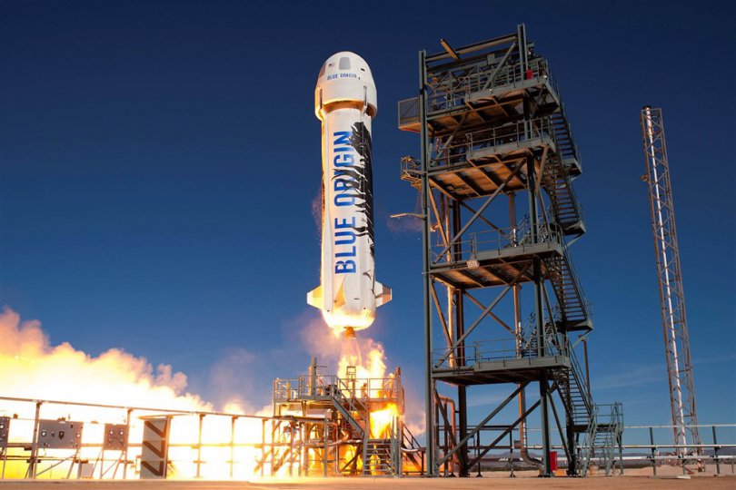 Blue Origin-ი ადამიანებს კოსმოსში პირველად 20 ივლისს გაიყვანს
