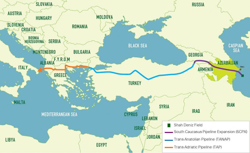 თურქეთი თურქმენული გაზის TANAP-ის გაზსადენით ტრანსპორტირებას განიხილავს
