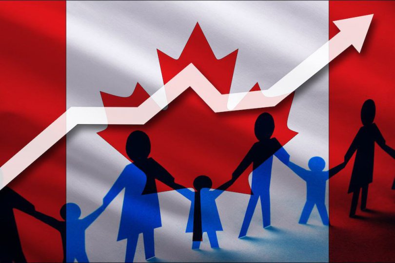 მზარდი იმიგრაციის ფონზე კანადის მოსახლეობა 1 მილიონით გაიზარდა