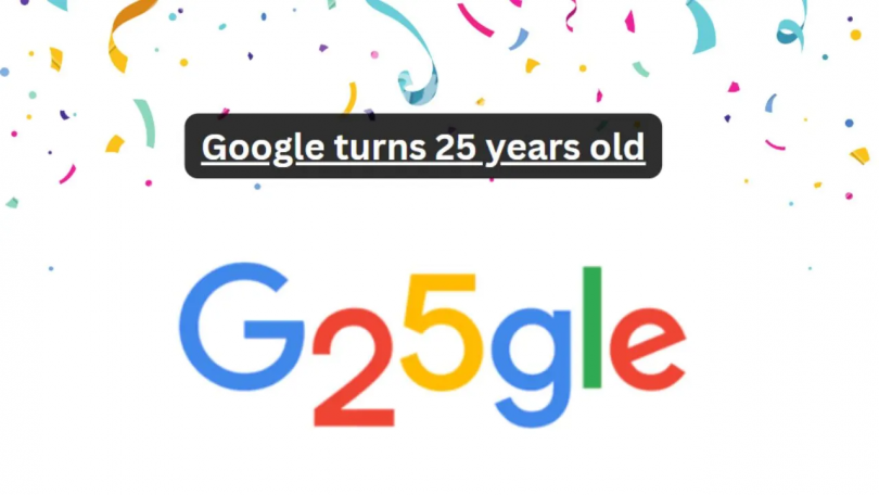Google დღეს 25 წლის გახდა