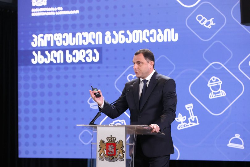 ამილახვარმა პროფესიული განათლების განვითარების ახალი ხედვა წარადგინა