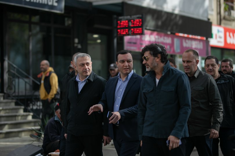 კალაძე წერეთლზე: სამუშაოები დღე და ღამე მიმდინარეობს და დათქმულ ვადაში დასრულდება