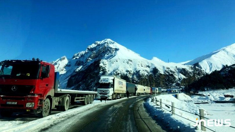 მცხეთა–სტეფანწმინდა–ლარსის საავტომობილო გზაზე ავტოტრანსპორტის მოძრაობა აკრძალულია